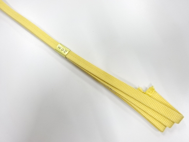 未使用品　正絹　帯留め用　手組三分紐